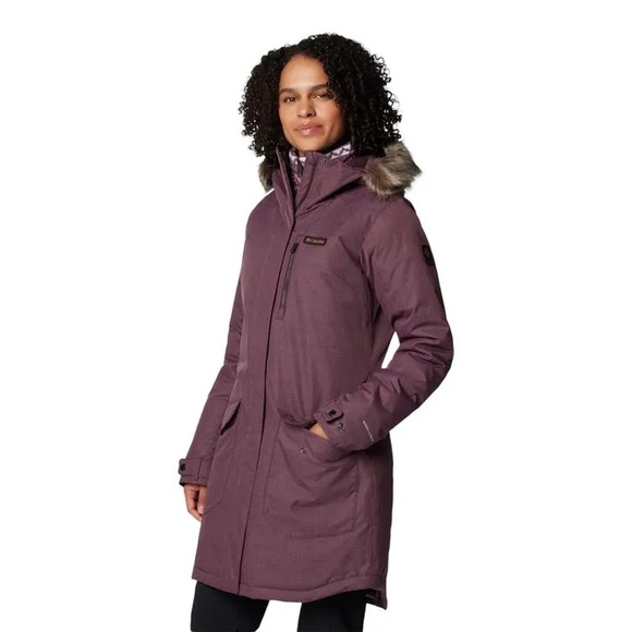 Columbia Women's Purple Ski & Snow Jacket - Picture 1 of 11